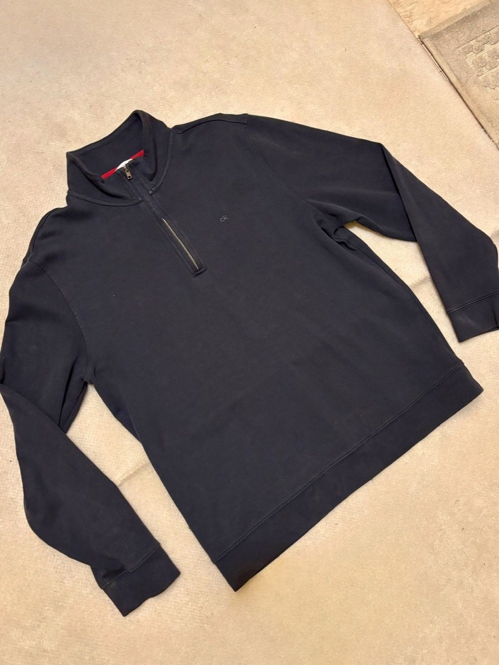 Calvin Klein Men's Black Quarter-Zip